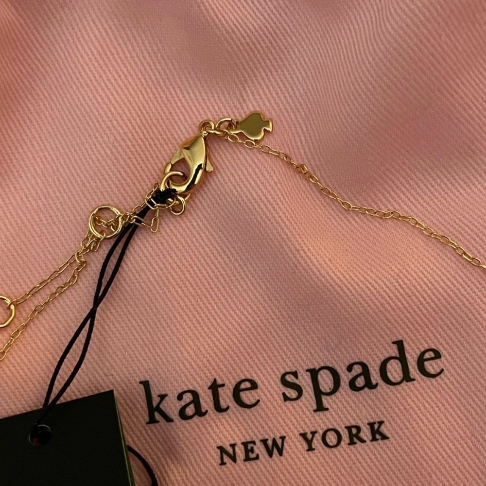 Kate Spade New York Sweet Citrus Orange Mini Pendant necklace New - Picture 7 of 9